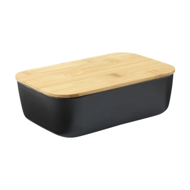 Logo trade corporate gift photo of: Midori Bamboo Lunchbox