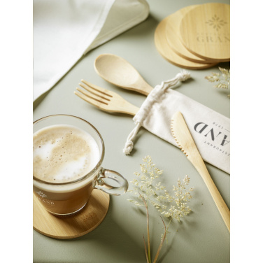 Logotrade advertising product image of: Bambu Cutlery Set