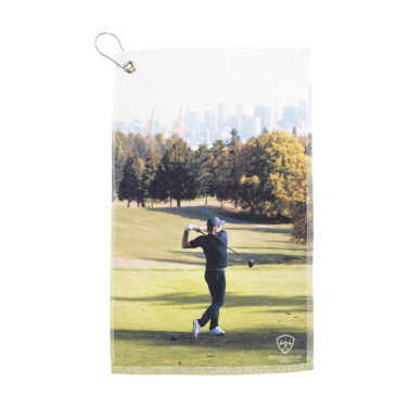 Logo trade promotional gifts picture of: GolfTowel 400 g/m² 30x50