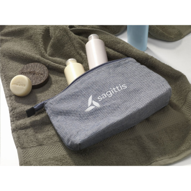 Logotrade corporate gift image of: Wolkat Safi Recycled Textile Cosmetic Bag