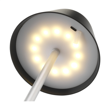 Logo trade promotional merchandise picture of: Wooosh RCS Luzia Table Light