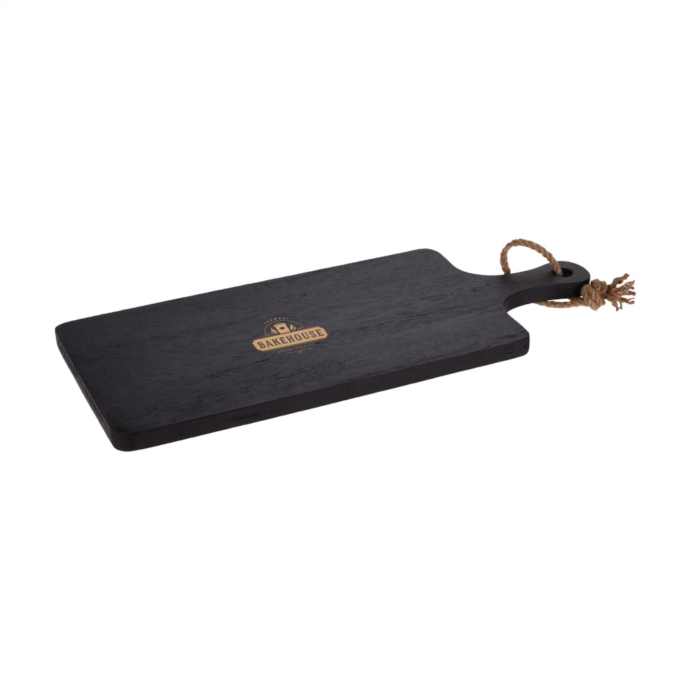 Logo trade promotional gifts picture of: Black Board Rubberwood cutting board