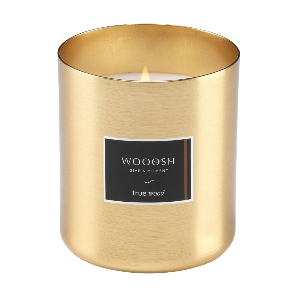 Logotrade promotional merchandise photo of: Wooosh Scented Candle True Wood X-Mas