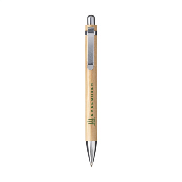 Logo trade promotional gift photo of: Boston Bamboo pen