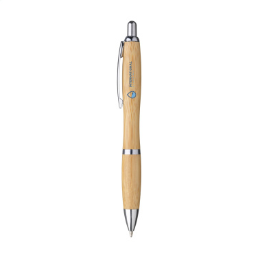 Logo trade promotional items image of: Athos Bamboo pen