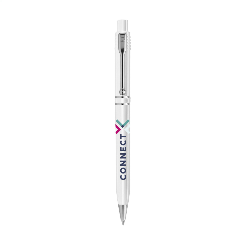 Logotrade promotional item image of: Stilolinea Raja Chrome Recycled pen