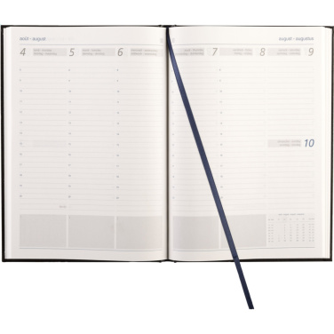 Logotrade promotional item picture of: Eurodirect Balacron diary A5 4-languages