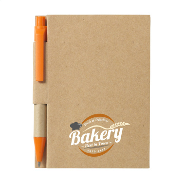 Logo trade business gifts image of: RecycleNote-S Paper notebook