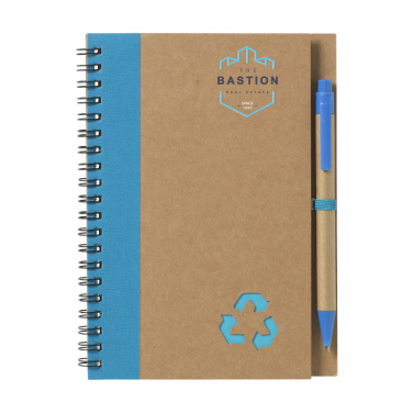 Logo trade promotional giveaway photo of: Recycle Note-L Paper notebook