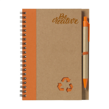 Logotrade business gift image of: Recycle Note-L Paper notebook