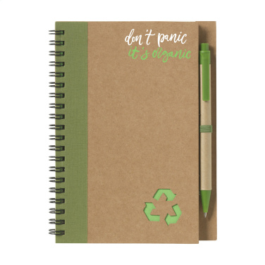 Logo trade advertising products picture of: Recycle Note-L Paper notebook