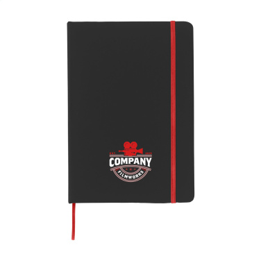 Logo trade promotional giveaway photo of: BlackNote A5 Paper notebook