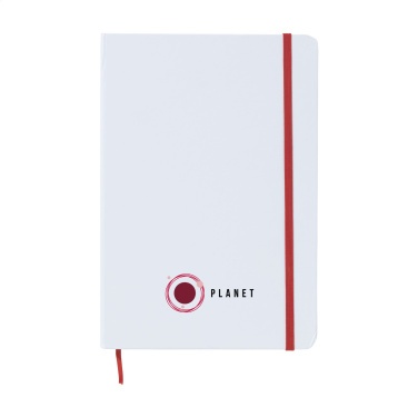 Logo trade promotional merchandise picture of: WhiteNote A5 Paper notebook