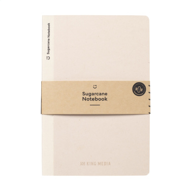 Logotrade promotional giveaway image of: Sugarcane Paper Notebook A5