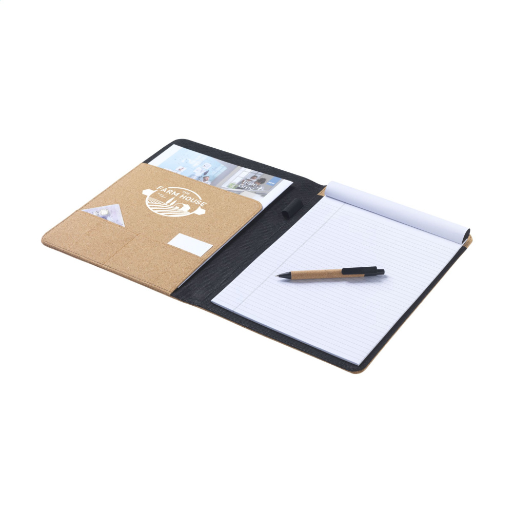 Logotrade promotional item image of: Eco Conference Cork A4 document folder