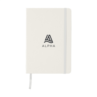 Logo trade promotional gifts picture of: BudgetNote A5 Blanc Paper notebook