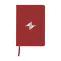 BudgetNote A5 Lines Paper Notebook, red