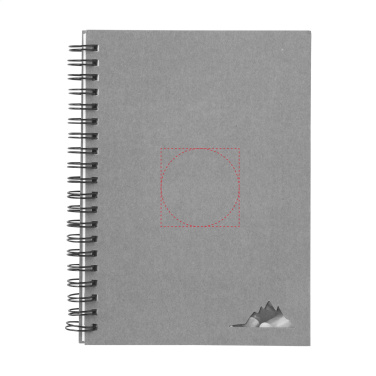 Logo trade business gifts image of: StonePaper Notebook