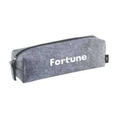 Logotrade promotional item picture of: Pencil Case GRS RPET Felt