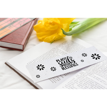 Logo trade promotional gifts picture of: Seed Paper Bookmark