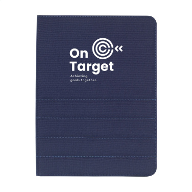 Logo trade promotional merchandise image of: Quincy Portfolio RPET A4 document folder