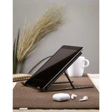 Logo trade promotional merchandise photo of: Standby GRS Recycled Alu Laptop Stand