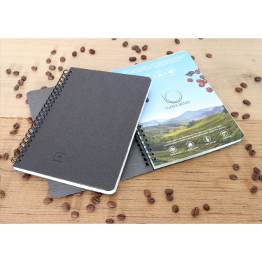 Logo trade corporate gift photo of: Coffee Paper Notebook Wire-O A5