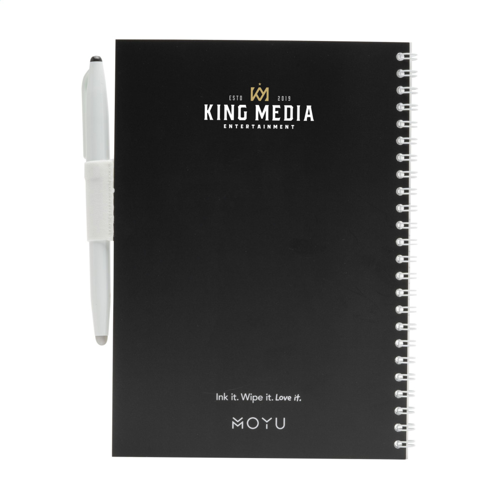 Logo trade promotional merchandise photo of: MOYU Erasable Stone Paper Notebook SoftCover 18 pages