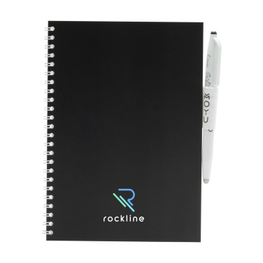 Logo trade promotional gift photo of: MOYU Erasable Stone Paper Notebook SoftCover 18 pages