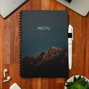 Logo trade promotional gifts picture of: MOYU Erasable Stone Paper Notebook Custom SoftCover