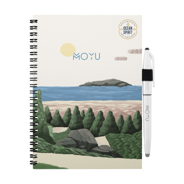 Logo trade promotional items image of: MOYU Erasable Stone Paper Notebook Custom SoftCover