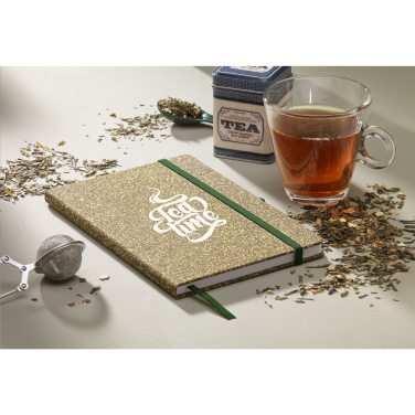 Logo trade promotional gift photo of: TeaGround Cork Paper Notebook A5