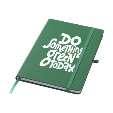 Logo trade business gift photo of: Recycled GRS PU Paper Notebook A5