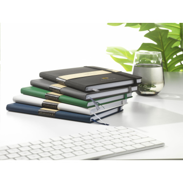 Logo trade advertising products picture of: Recycled GRS PU Paper Notebook A5
