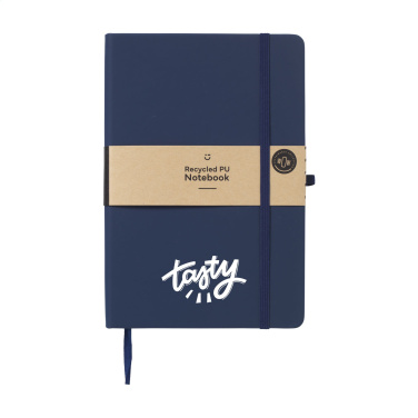 Logo trade corporate gifts picture of: Recycled GRS PU Paper Notebook A5