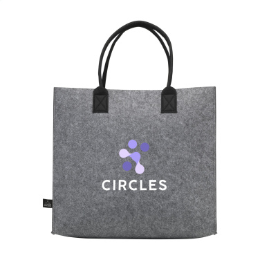 Logo trade business gifts image of: BigShopper Argus GRS RPET Felt