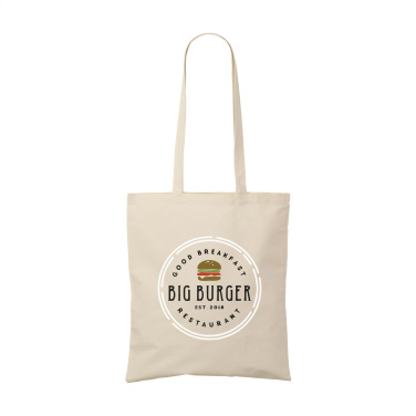 Logo trade promotional merchandise image of: ShoppyBag (180 g/m²) long handles cotton bag