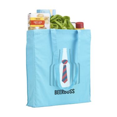 Logo trade promotional giveaways image of: Colour Square Bag (160 g/m²) cotton bag