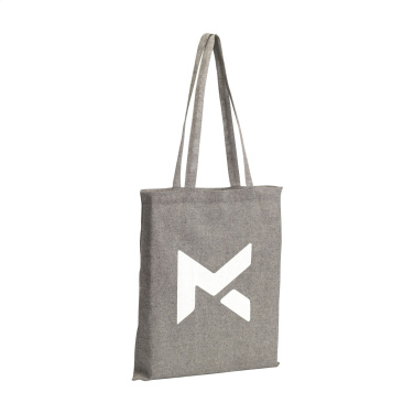 Logotrade advertising product image of: GRS Recycled Cotton Shopper (180 g/m²) bag