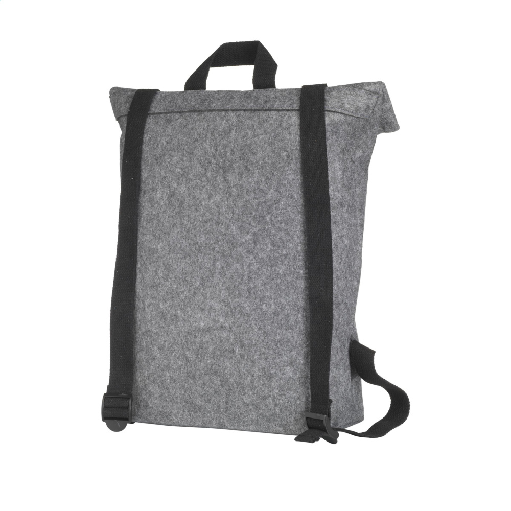 Logo trade promotional merchandise picture of: Nolan GRS RPET Felt backpack