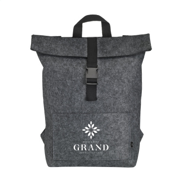 Logo trade promotional merchandise photo of: Nolan GRS RPET Felt backpack
