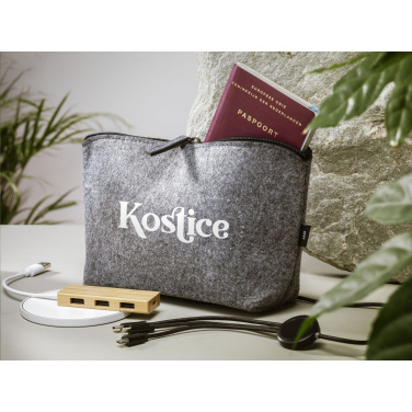 Logo trade promotional gifts image of: SmartBag GRS RPET Felt accessory bag