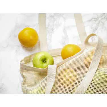 Logotrade promotional items photo of: Natura Organic Mesh Shopper (180 g/m²) shopping bag