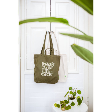 Logo trade promotional items image of: Organic Cotton Canvas Tote Bag (280 g/m²)