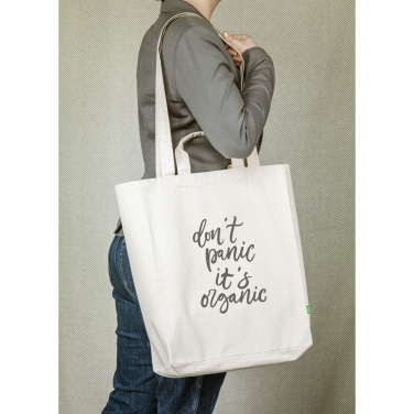 Logo trade advertising products picture of: Organic Cotton Canvas Tote Bag (280 g/m²)