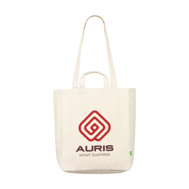 Logo trade corporate gifts image of: Organic Cotton Canvas Tote Bag (280 g/m²)