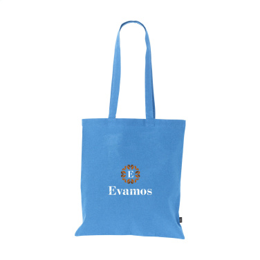 Logo trade promotional giveaways image of: Shoppy Colour Bag GRS Recycled Cotton (150 g/m²)