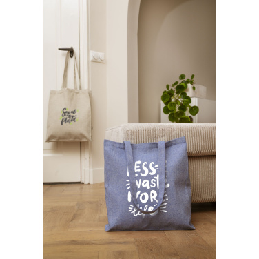 Logo trade promotional merchandise picture of: Melange Shopper GRS Recycled Canvas (280 g/m²) bag