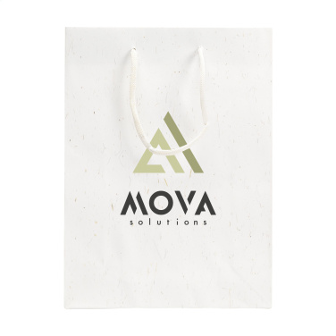 Logo trade promotional gifts image of: Leaf It Bag recycled with straw fibres (180 g/m²) M