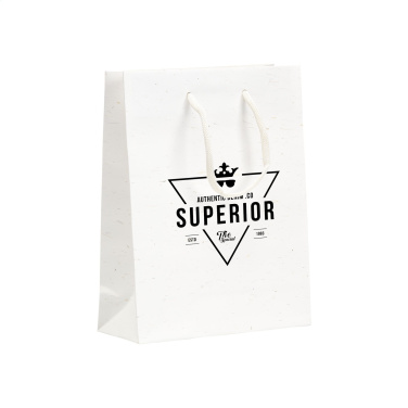 Logotrade promotional item picture of: Leaf It Bag recycled with straw fibres (180 g/m²) S